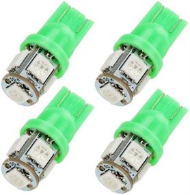 img 4 attached to SAWE - T10 Wedge 5-SMD 5050 LED Light Bulbs W5W 2825 158 192 168 194 (4 Pieces) (Green)