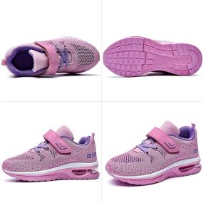 img 2 attached to JARLIF Breathable Running Sneakers for Girls' - Athletic Shoes