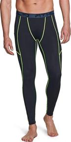 img 3 attached to ATHLIO Men's Compression Pants - Pack of 1/2 | Running Tights, Workout Leggings | Cool Dry Sports Baselayer | Technical Performance