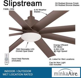 img 3 attached to Minka Slipstream Bronze Outdoor Ceiling