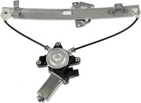 img 1 attached to Dorman 748-585 Power Window Motor and Regulator Assembly, Rear Passenger Side, for Mitsubishi Models in Black
