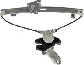 img 3 attached to Dorman 748-585 Power Window Motor and Regulator Assembly, Rear Passenger Side, for Mitsubishi Models in Black