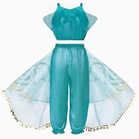 img 3 attached to 👸 Enchanting TONDA Girls Princess Costume Dress: Sparkle & Charm