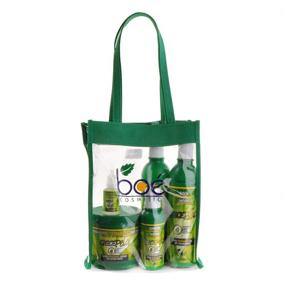 img 1 attached to 👜 BOE Crece Pelo 5-Piece Combo Set with Tote Bag