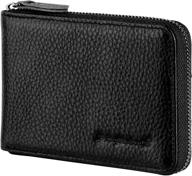 premium leather wallets with compact design - 2litchi men's accessories for secure blocking logo