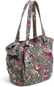 img 3 attached to Сумка-сатчел для женщин Vera Bradley Recycled с медальоном для женщин и кошельком для хозяек для сумок Hobo