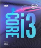 💪 enhanced performance intel core i3-9100f desktop processor | 4 cores up to 4.2 ghz | lga1151 300 series | 65w – no processor graphics логотип