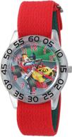 🐭 disney mickey quartz plastic casual watches for boys - ideal wrist timepieces for kids logo