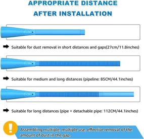 img 1 attached to 🧹 Efficient PetOde Dryer Vent Cleaner Kit: Vacuum Attachment, Lint Remover, Power Washer, and 48-inch Vent Hose