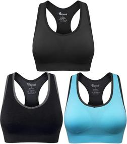 img 4 attached to BAOMOSI Seamless Support Racerback Sports Sports & Fitness