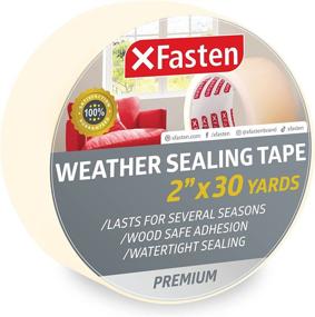 img 4 attached to 🏠 XFasten Clear Window Weather Sealing Tape, 2-Inch x 30 Yards, Transparent Draft Isolation Film Tape, Residue-Free