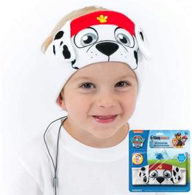 img 4 attached to 🐾 Наушники для детей Paw Patrol CozyPhones - наушники с ограничением громкости, тонкими динамиками и мягкой оголовьем - Маршалл выпуск