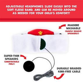 img 1 attached to 🐾 CozyPhones Paw Patrol Kids Headphones - Over-The-Ear Headband Headphones with Volume Limitation, Thin Speakers & Soft Headband – Marshall Edition