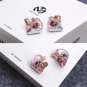 img 3 attached to 🎧 SIMGOT MT3 Hi-Res In-Ear Monitor Headphones with Detachable Cable - Pink, Noise-Isolating Musician Headset, Dynamic Driver, HiFi Earbuds for Smartphones and Audio Players