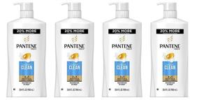 img 1 attached to 🧴 Pantene Pro-V Classic Clean 2 in 1 Shampoo & Conditioner - Pack of 4, 30.4 Fl Oz