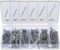 🔩 neiko 50454a cotter pin assortment - 555 piece premium quality, zinc plated steel split pin fastener clips - straight hairpins for securing pins or castle nuts logo