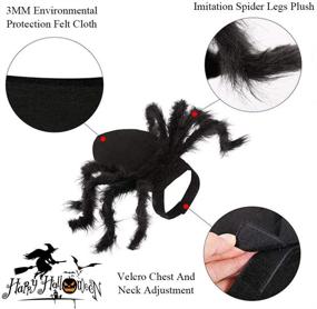 img 2 attached to 🕷️ Halloween Spider Pet Costume: Perfect Cosplay Outfit for Dogs & Cats!