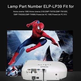 img 1 attached to Лампа проектора Epson ELPLP39, V13H010L39 от Molgoc: Лампа для проектора Powerlite Home Cinema 1080ub