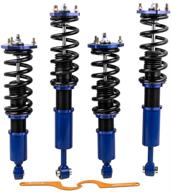 🔧 maxpeedingrods adjustable height blue coilover suspension kits for lexus is300 2001-2005, coil spring shock strut suspension logo