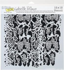 img 2 attached to 🐍 Enhance Your Crafts with the CRAFTERS WORKSHOP TCW746 Snakeskin Template