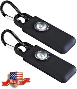 img 4 attached to 🚨 The Original Self Defense Siren Keychain by Spartan Defense – Safety Alarm for All Ages with SOS LED Light & Carabiner [2 Units]