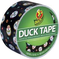 🦆 sugar my skull duck 283931 printed duct tape - single roll, 1.88" x 10 yards logo