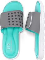 stq women's memory relief sandals - premium women's shoes logo