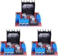 🔌 songhe l298n motor driver board module, 3 pcs dual h-bridge stepper motor controller for arduino smart car power uno mega r3 mega2560 логотип