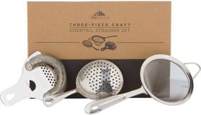 img 4 attached to 🍸 Premium Stainless Steel Hawthorne Cocktail Strainer Set: Perfect for Straining Cocktails with Style