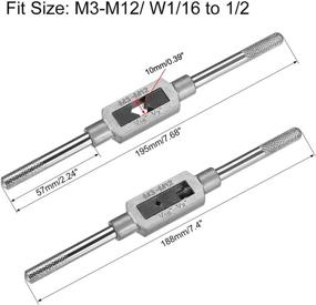 img 3 attached to Uxcell Wrench Adjutable Straight Tapping