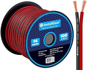 img 4 attached to 🔊 High-Quality 100ft Speaker Wire by InstallGear: 14 AWG True Spec, Soft Touch Cable - Red/Black