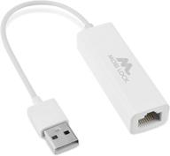 🔌 высокосовместимый адаптер usb ethernet (lan) для windows 10/8.1/8/7/vista/xp - идеально подходит для ноутбуков, компьютеров и совместимых устройств usb 2.0 логотип