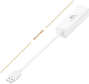 img 2 attached to 🔌 Высокосовместимый адаптер USB Ethernet (LAN) для Windows 10/8.1/8/7/Vista/XP - Идеально подходит для ноутбуков, компьютеров и совместимых устройств USB 2.0