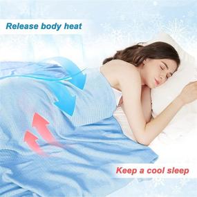 img 2 attached to 🌬️ Lagheat Cooling Blanket: Stay Cool and Comfortable Throughout Hot Summer Nights with our Bamboo Blanket