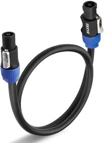 img 4 attached to 🔊 High-Quality EBXYA 3ft Speakon Speaker Cable: 12 Gauge Premium Audio Cord with NL4FX (NL4FC) Connector