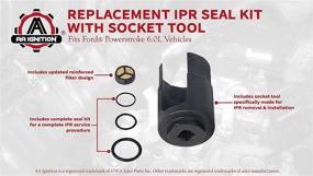 img 1 attached to IPR Socket Tool Screen Kit for Ford Powerstroke 6.0L - Compatible with F-250, F-350 Super Duty, Excursion, E-350 - Replace 3C3Z9H529A, 904-415, 3C3Z-9H529-A, Injection Pressure Regulator