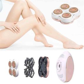 img 1 attached to 🪒 Replacement Heads for Tuokiy Leg Hair Remover - Compatible with Finishing Touch Flawless Legs Shaver, Ideal for Women