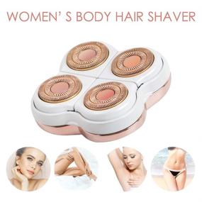 img 3 attached to 🪒 Replacement Heads for Tuokiy Leg Hair Remover - Compatible with Finishing Touch Flawless Legs Shaver, Ideal for Women