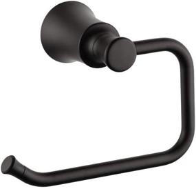 img 1 attached to 🧻 hansgrohe Toilet Paper Holder - 7-inch Toilet Paper Holder in Matte Black | Model: 04787670