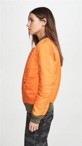 img 1 attached to 🧥 Stylish and Functional: Alpha Industries Women's MA-1 Flight Jacket