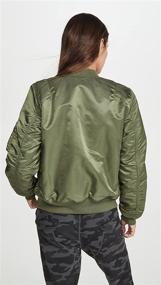 img 2 attached to 🧥 Stylish and Functional: Alpha Industries Women's MA-1 Flight Jacket