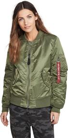 img 4 attached to 🧥 Stylish and Functional: Alpha Industries Women's MA-1 Flight Jacket