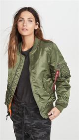 img 3 attached to 🧥 Stylish and Functional: Alpha Industries Women's MA-1 Flight Jacket