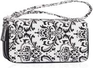 💼 stylish double zipper clutch wallet for women - perfect cellphone organizer in handbags & wallets logo