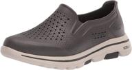 skechers men's loafer black white slip-on shoes for loafers and slip-ons logo