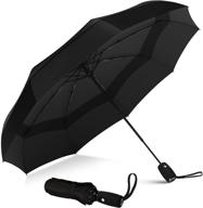 windproof travel umbrella rain compact логотип