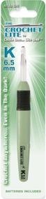 img 1 attached to Cornerstone Products Lite Crochet Hooks, Olive, Size K (6.5mm)