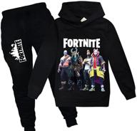 fortnite hoodies sweatpants outfits sweatshirt boys' clothing for clothing sets logo