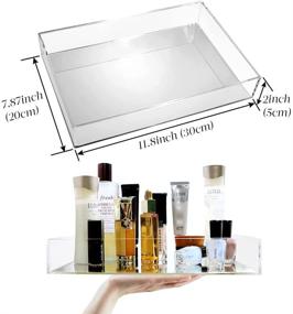 img 1 attached to Perfume Decorative Bathroom Organizer Waterproof