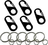 🔗 versatile and durable bytiyar stainless steel carabiner clips with eye-hole - pack of 5 логотип